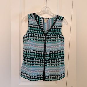 Banana Republic Button Up Sleeveless Blouse Women’s Size Small